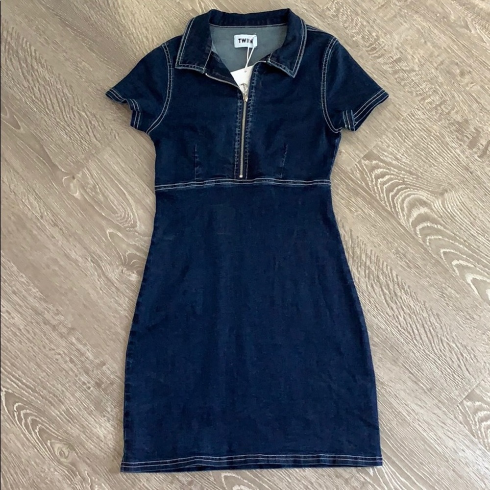 Denim dress